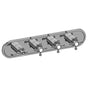 Graff - Lauren Traditional M-Series Valve Trim with Four Handles (Horizontal Orientation) - Architectural White