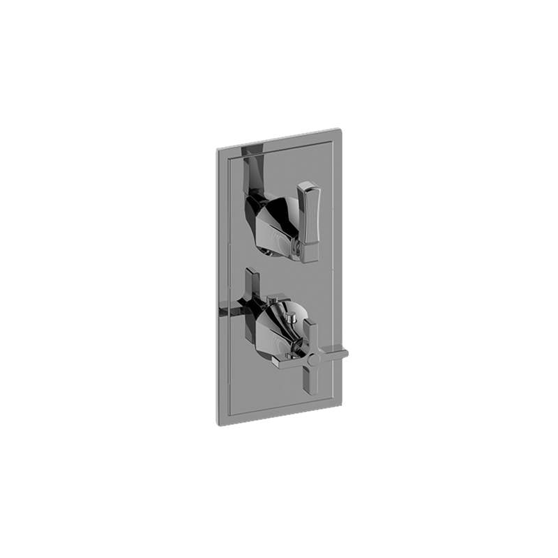 Graff - Finezza DUE Finezza DUE, Vignola M-Series Valve Trim with Two Handles - Warm Bronze Pvd