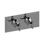 Graff - Finezza DUE Finezza DUE, Vignola M-Series Valve Trim with Two Handles (Horizontal Orientation) - Architectural White