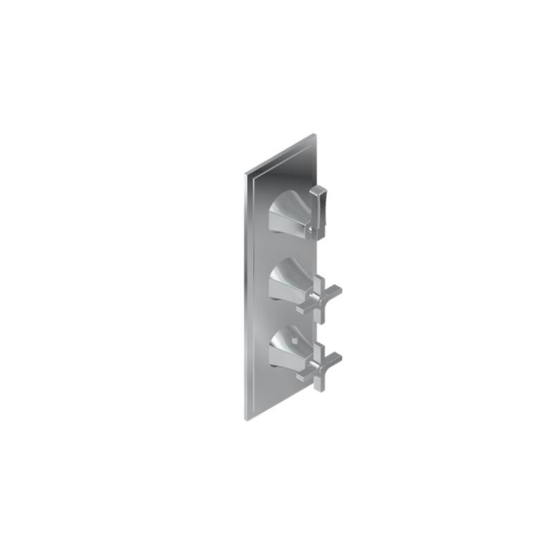 Graff - Finezza DUE Finezza DUE, Vignola M-Series Valve Trim with Three Handles - Architectural White