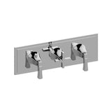 Graff - Finezza DUE Finezza DUE, Vignola M-Series Valve Trim with Three Handles (Horizontal Orientation) - Warm Bronze Pvd