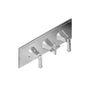 Graff - Finezza DUE Finezza DUE, Vignola M-Series Valve Trim with Three Handles (Horizontal Orientation) - Architectural White