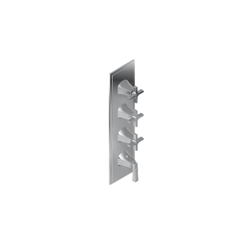 Graff - Finezza DUE Finezza DUE, Vignola M-Series Valve Trim with Four Handles - Architectural White