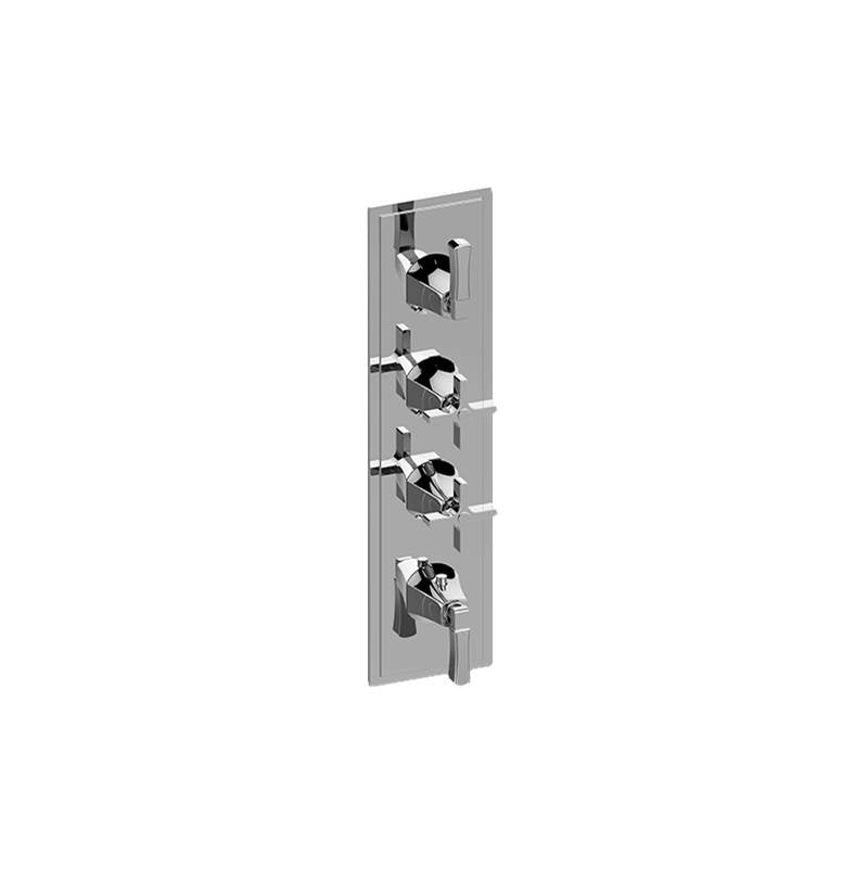 Graff - Finezza DUE Finezza DUE, Vignola M-Series Valve Trim with Four Handles - Warm Bronze Pvd
