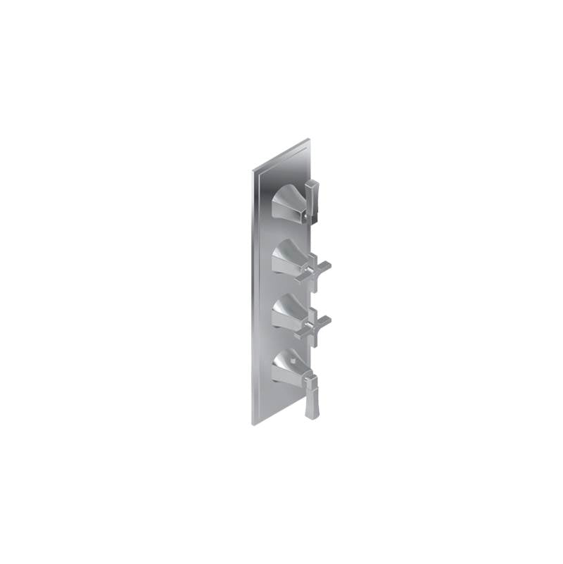 Graff - Finezza DUE Finezza DUE, Vignola M-Series Valve Trim with Four Handles - Architectural White