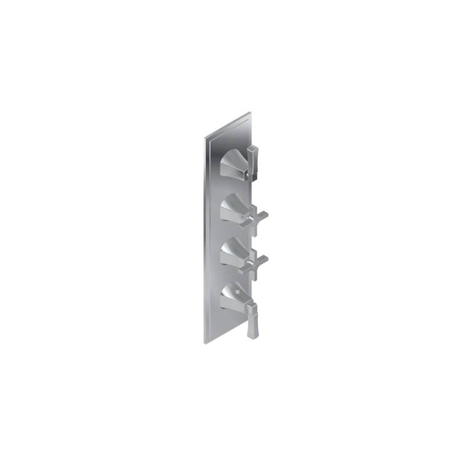 Graff - Finezza DUE Finezza DUE, Vignola M-Series Valve Trim with Four Handles - Architectural White