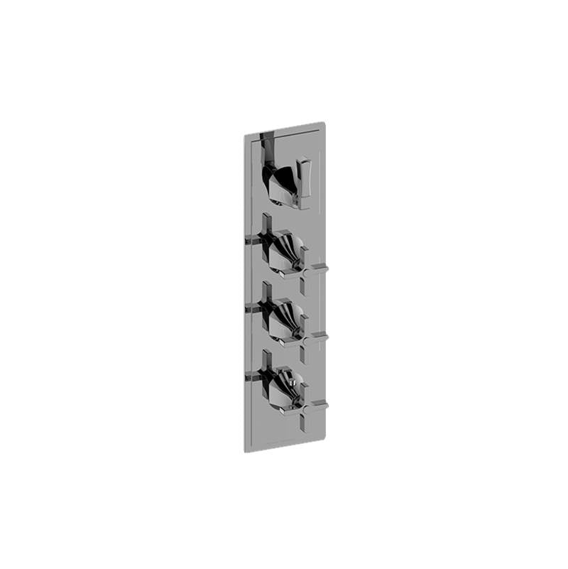 Graff - Finezza DUE Finezza DUE, Vignola M-Series Valve Trim with Four Handles - Warm Bronze Pvd