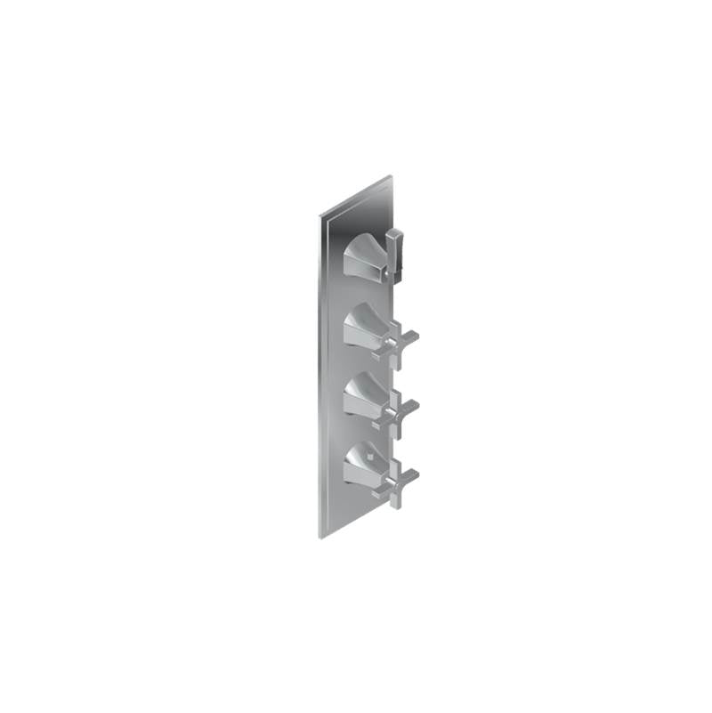 Graff - Finezza DUE Finezza DUE, Vignola M-Series Valve Trim with Four Handles - Architectural White