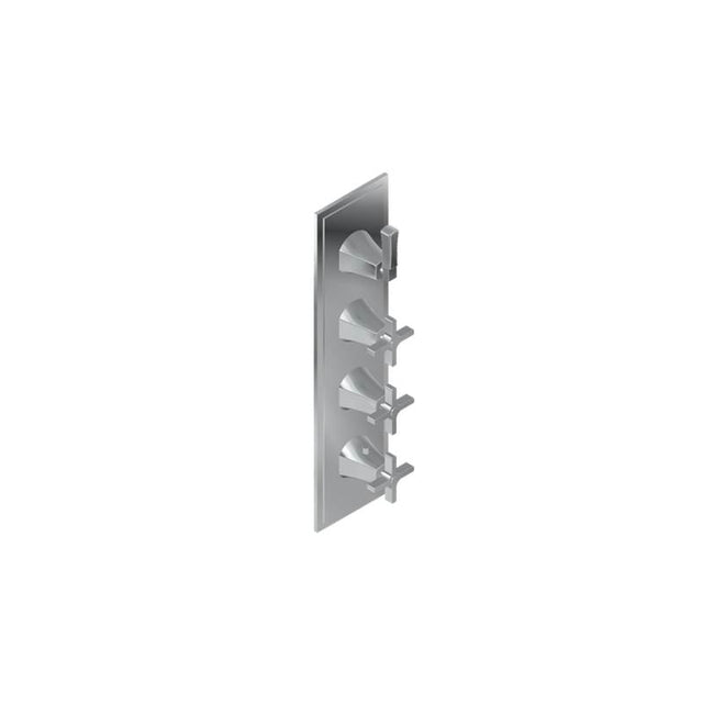 Graff - Finezza DUE Finezza DUE, Vignola M-Series Valve Trim with Four Handles - Architectural White