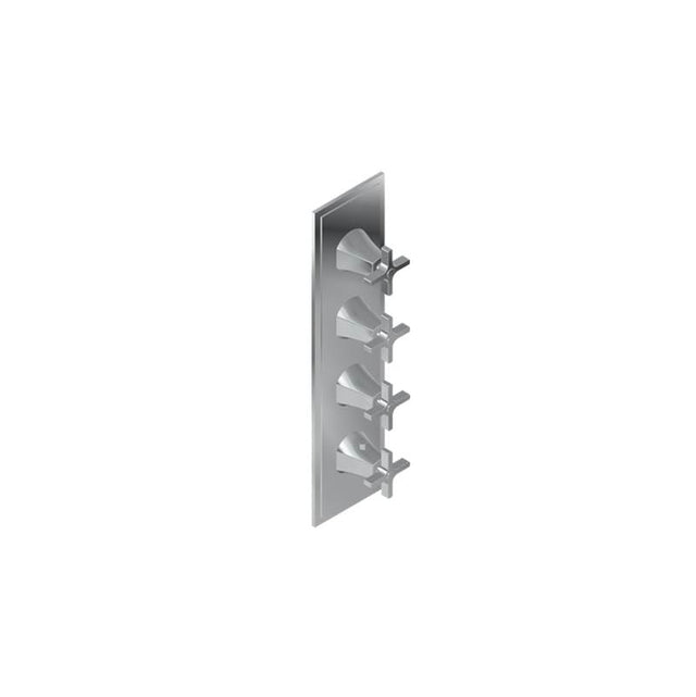 Graff - Finezza DUE Finezza DUE, Vignola M-Series Valve Trim with Four Handles - Architectural White