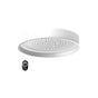Graff - Aqua-Sense 23'' Round Ceiling-Mounted Showerhead w/LED - Stainless Polished