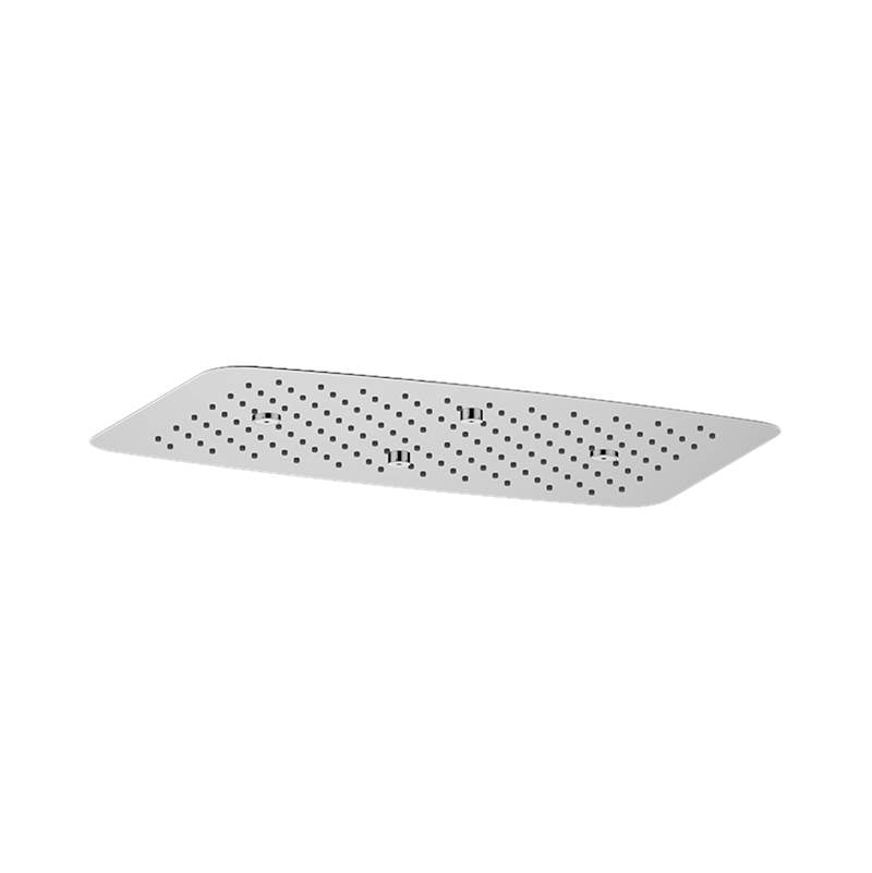 Graff - Aqua-Sense 22'' Rectangular Ceiling-Mounted Showerhead - Stainless Brushed