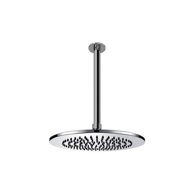 Graff - Various Contemporary Showerhead with Ceiling Arm - Architectural White