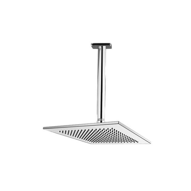 Graff - Various Contemporary Showerhead with Ceiling Arm - Architectural White