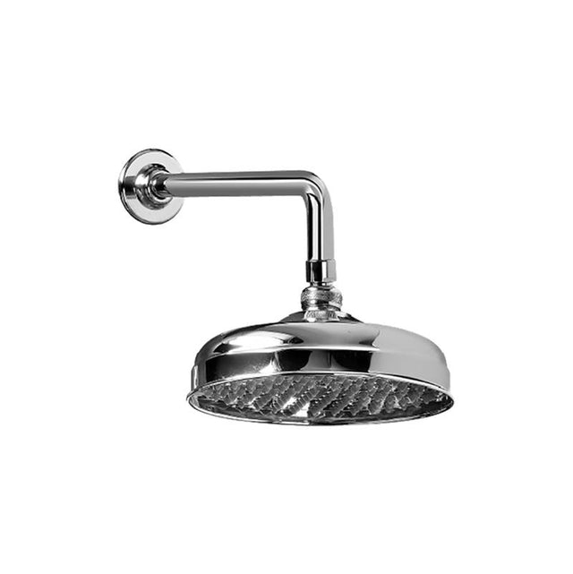 Graff - Various Traditional Showerhead with Arm - Steelnox  Satin Nickel
