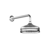 Graff - Various Traditional Showerhead with Arm - Steelnox  Satin Nickel
