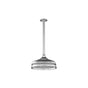 Graff - Various Traditional Showerhead with Ceiling Arm - Steelnox  Satin Nickel
