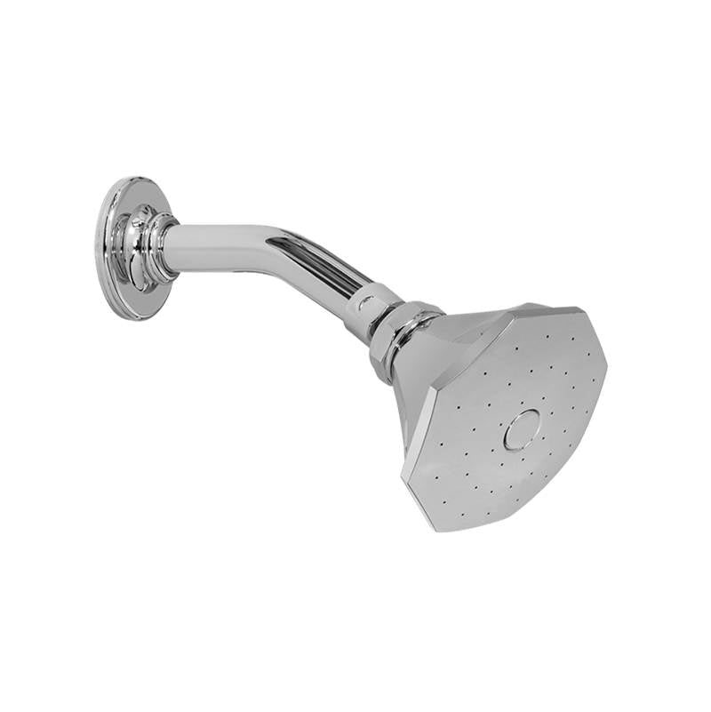 Graff - Various Topaz Showerhead with Shower Arm - Steelnox  Satin Nickel