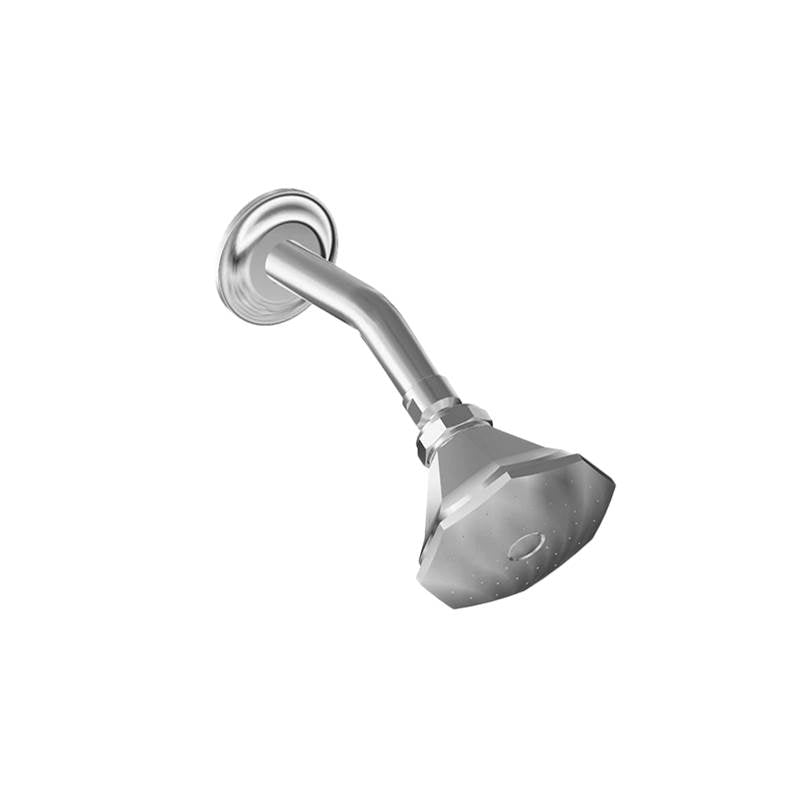 Graff - Various Elegant Showerhead with Shower Arm - Steelnox  Satin Nickel