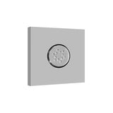 Graff - Various Square Flush Mount Body Spray w/Solid Brass Swivel Head - Architectural White
