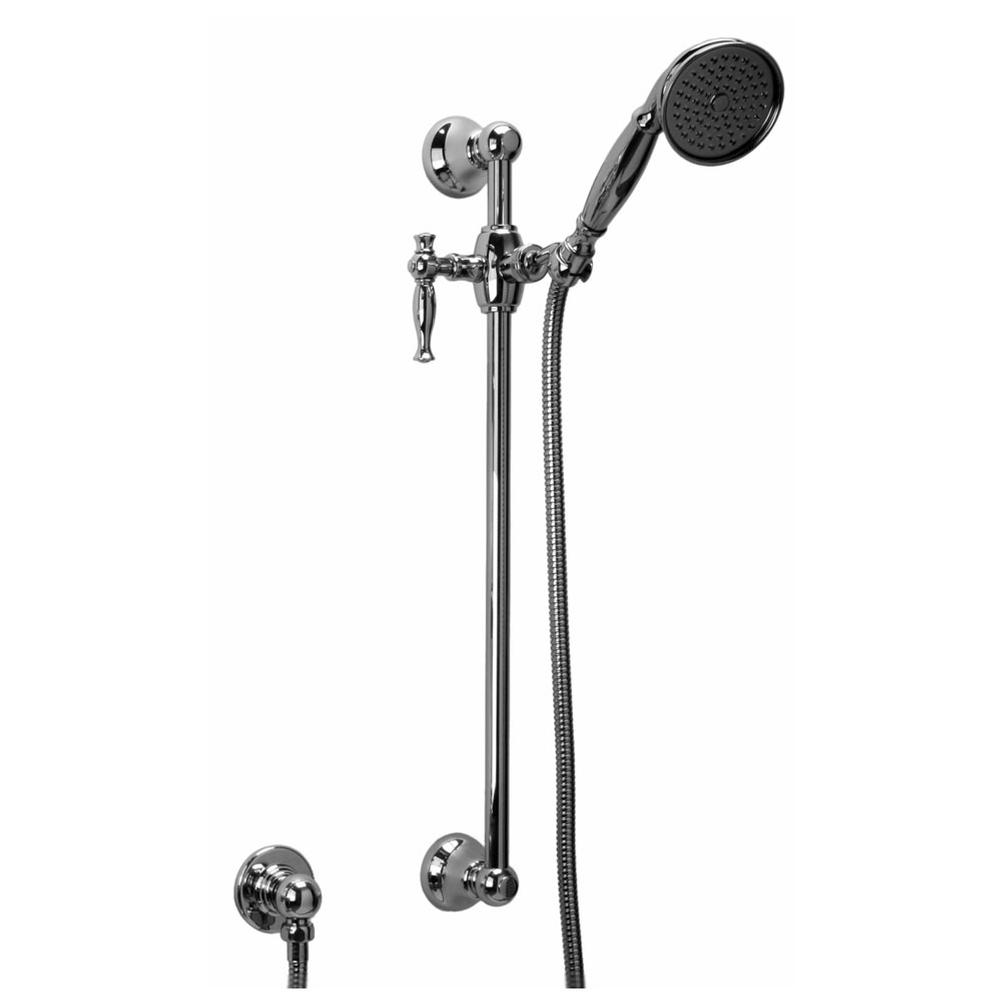 Graff - Lauren Traditional Handshower w/Wall-Mounted Slide Bar - Polished Chrome