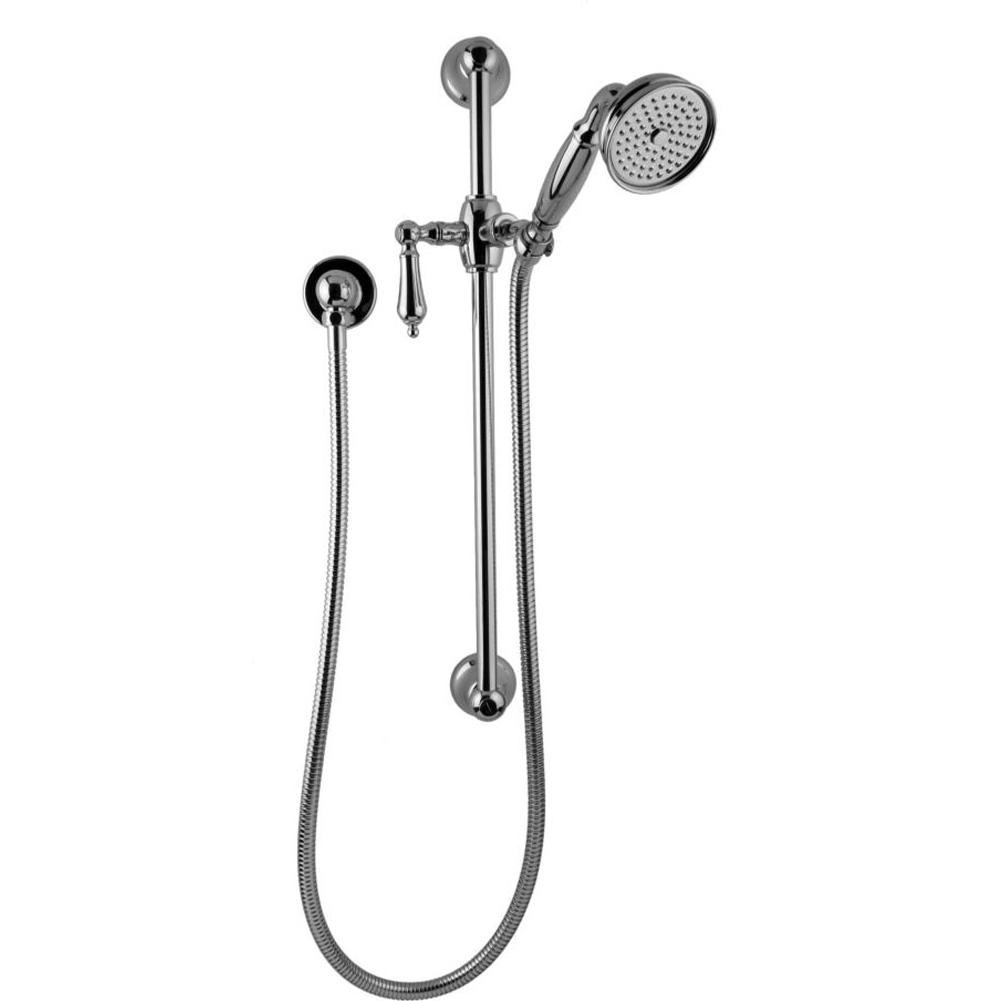 Graff - Adley Traditional Handshower w/Wall-Mounted Slide Bar - Polished Chrome