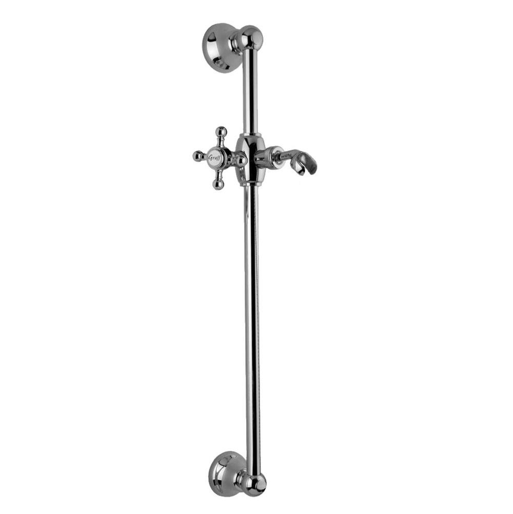 Graff - Adley Traditional Wall-Mounted Slide Bar - Polished Chrome