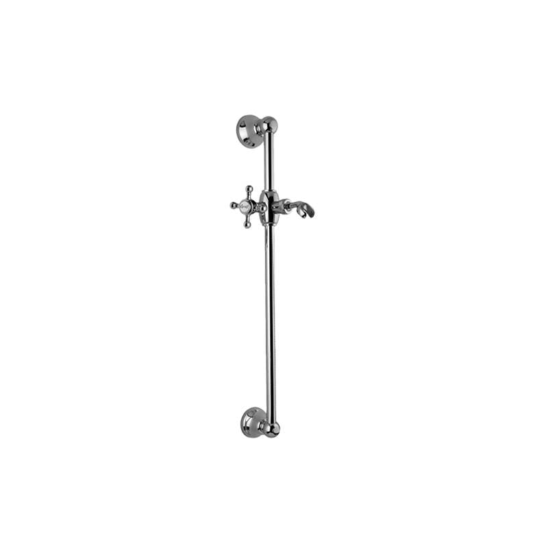 Graff - Adley Traditional Wall-Mounted Slide Bar - Architectural White