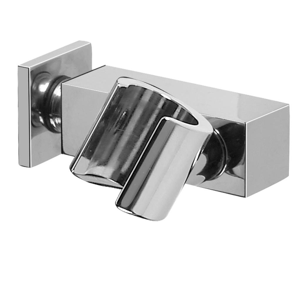 Graff - Various Contemporary Square Wall Bracket for Handshower - Polished Chrome