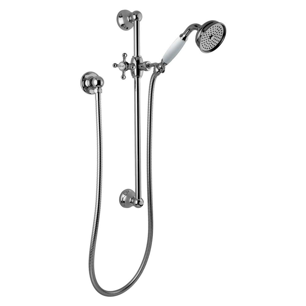 Graff - Adley Traditional Handshower w/Wall-Mounted Slide Bar - Polished Chrome