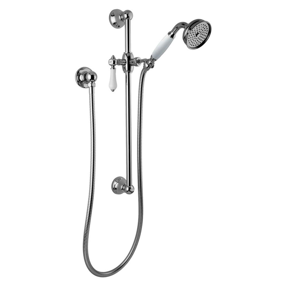 Graff - Adley Traditional Handshower w/Wall-Mounted Slide Bar - Polished Chrome