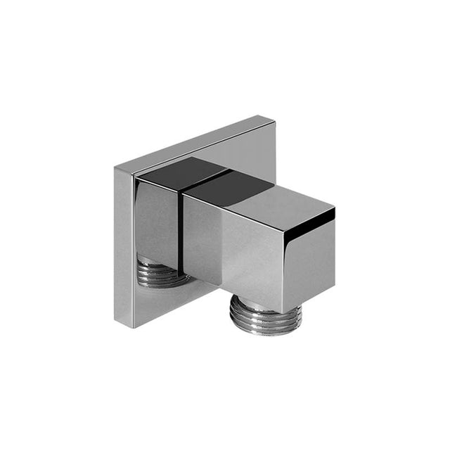 Graff - Various Contemporary Square Wall Supply Elbow - Architectural White