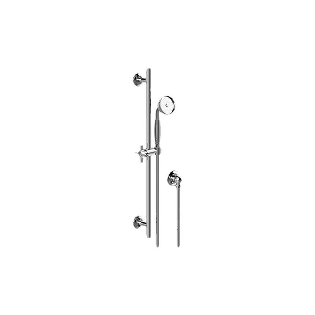 Graff - Various Traditional Handshower w/Wall-Mounted Slide Bar - Architectural White
