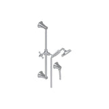 Graff - Finezza UNO Transitional Handshower with Wall-Mounted Slide Bar - Architectural White