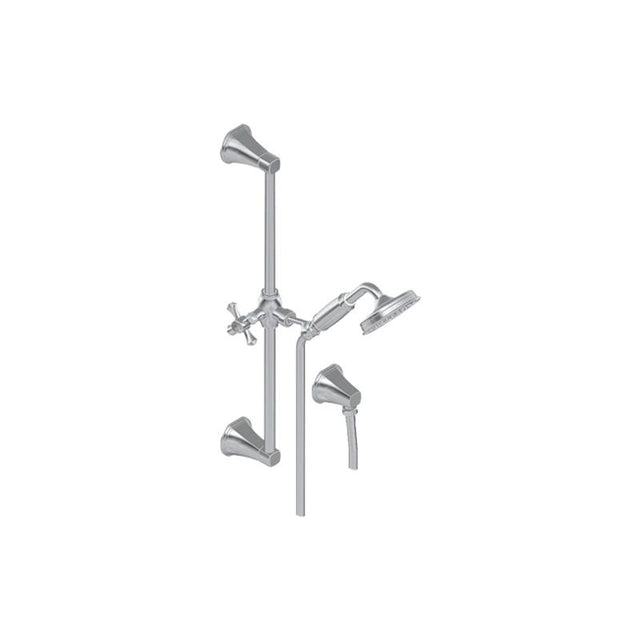Graff - Finezza UNO Transitional Handshower with Wall-Mounted Slide Bar - Architectural White