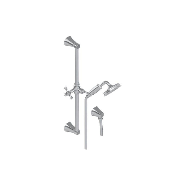 Graff - Finezza DUE Transitional Handshower with Wall-Mounted Slide Bar - Architectural White