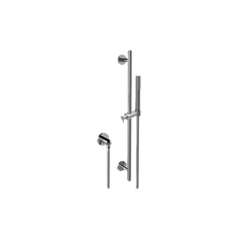 Graff - Various Contemporary Handshower w/Wall-Mounted Slide Bar - Warm Bronze Pvd