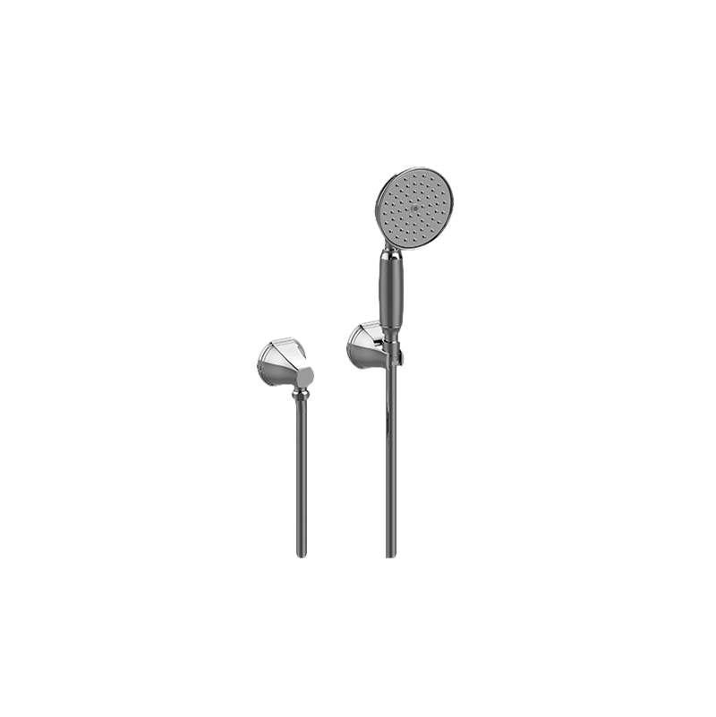 Graff - Finezza UNO Transitional Handshower with Wall Bracket - Warm Bronze Pvd