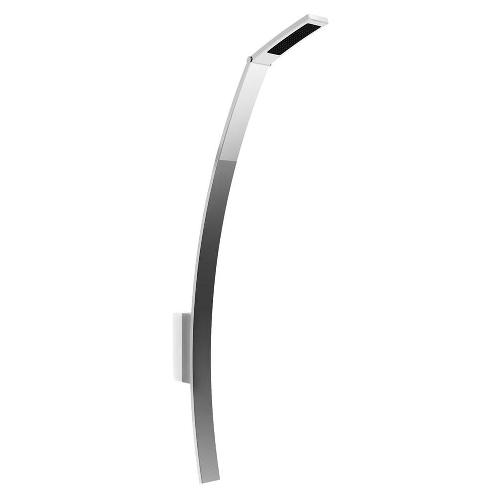 Graff - Luna Spout and Wall Bracket - Steelnox  Satin Nickel