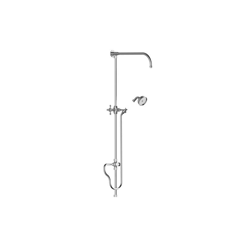 Graff - Adley Exposed Riser with Handshower - Architectural White