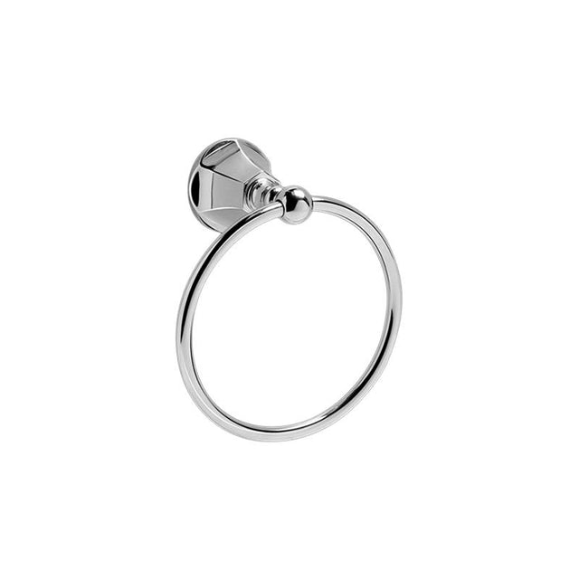 Graff - Topaz Towel Ring - Architectural White