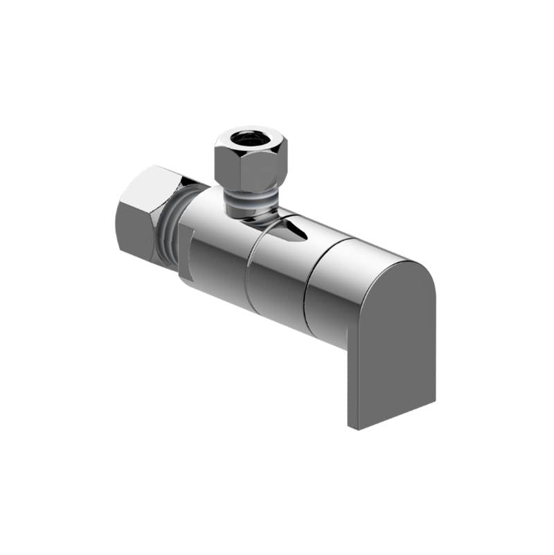 Graff - Solar Angle Stop with Decorative Handle - Architectural White