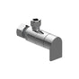 Graff - Solar Angle Stop with Decorative Handle - Architectural White