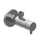 Graff - M.E./Terra Angle Stop with Decorative Handle - Architectural White