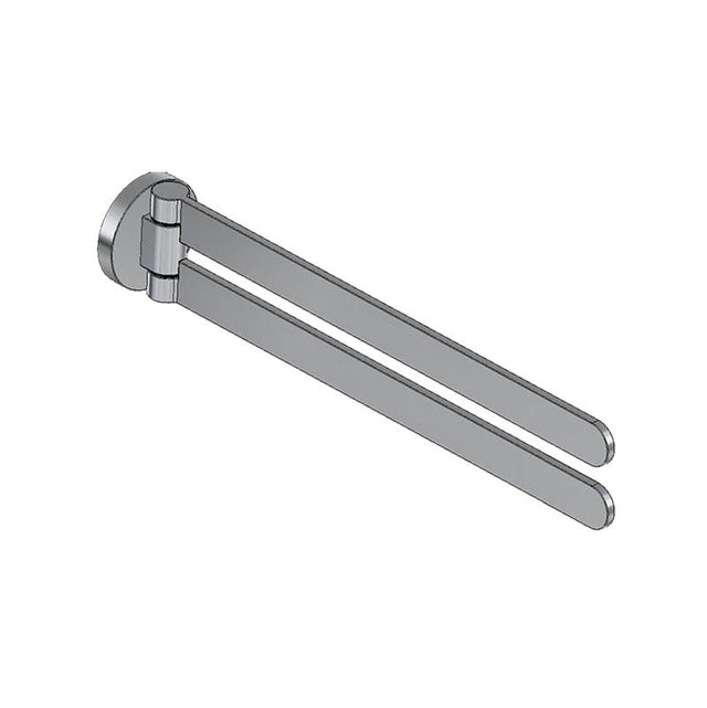 Graff - Sento Dual Towel Bar - Architectural White