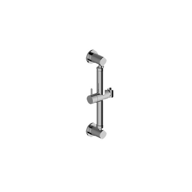 Graff - Various Round Grab Bar - 12'' w/handshower holder - Architectural White
