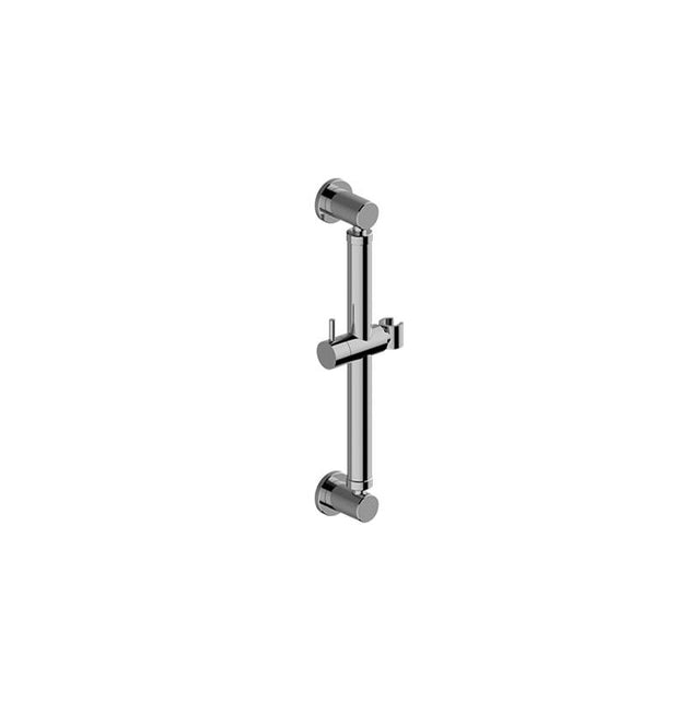 Graff - Various Round Grab Bar - 16'' w/handshower holder - Architectural White