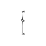 Graff - Round Grab Bar - 24'' w/handshower holder - Unfinished Brass