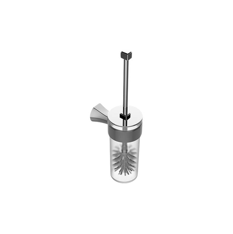 Graff - Finezza DUE Toilet Brush Set - Vintage Brushed Brass