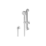Graff - Various Multi-Function Handshower w/16'' Round Grab Bar - Steelnox  Satin Nickel